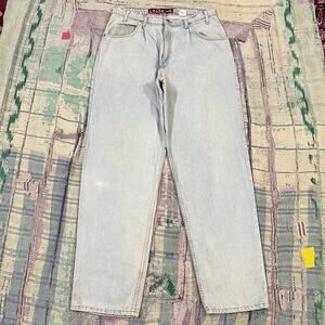 Vintage Levi's SilverTab Baggy Jeans Mens 35x33 Blue Denim Y2K Loose Lightwash